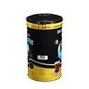 round tea tin